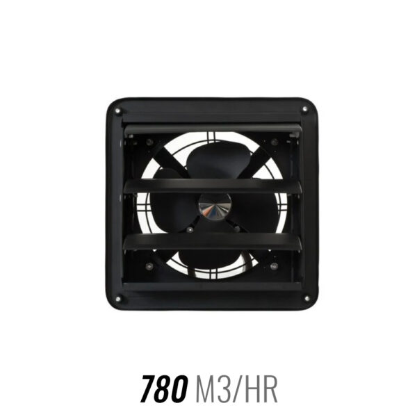 Commercial Wall Fan 200 with Gravity Shutters