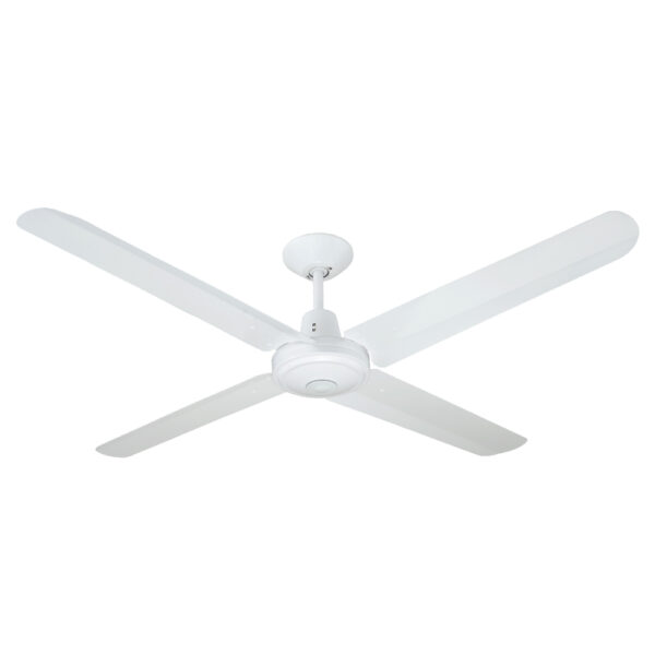 Hunter Pacific Typhoon Mach 3 AC Ceiling Fan - White Aluminium 48"