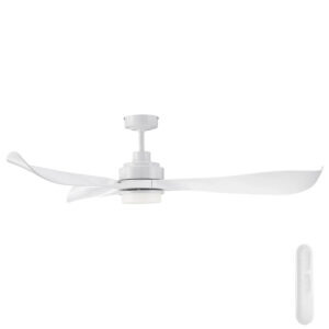 Mercator Eagle V2 DC Ceiling Fan with Remote Control - White 56"