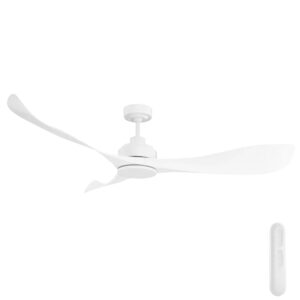 Mercator Eagle V2 DC Ceiling Fan with Remote Control - White 56"