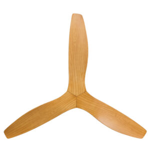 Brilliant Bahama DC Ceiling Fan Charcoal with Maple Timber Look Blades 52"