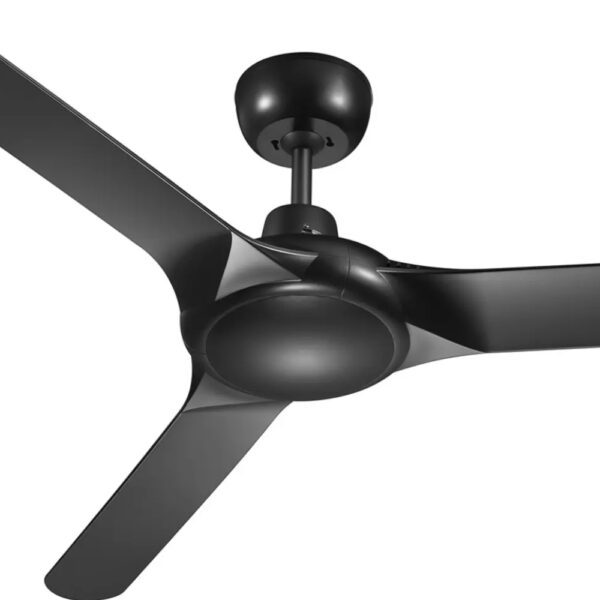 Ventair Spyda AC Ceiling Fan with Wall Control - Matte Black 56"