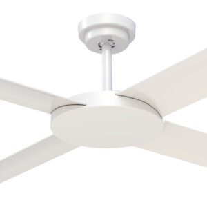 Hunter Pacific Revolution 3 AC Ceiling Fan with Wall Control - White 52" - Image 2