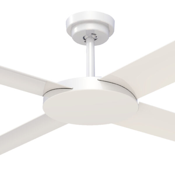 Hunter Pacific Revolution 3 AC Ceiling Fan with Wall Control - White 52"