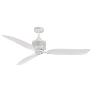 Mercator Savannah AC Ceiling Fan - Brushed Chrome with Walnut Timber-style Blades 52"