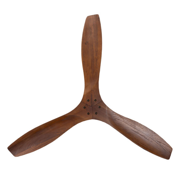 Fanco Wynd V3 DC Ceiling Fan - Oil Rubbed Bronze with Handcrafted Walnut Blades 54"