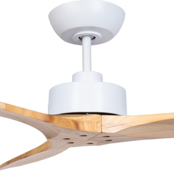 Fanco Wynd DC Ceiling Fan - Oil Rubbed Bronze with Handcrafted Walnut Blades 54"