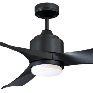 Mercator Eagle XL V2 DC Ceiling Fan with LED Light & Remote - Black 66" - Image 2