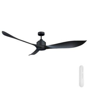 Eagle XL V2 DC Ceiling Fan with Remote - Black 66"