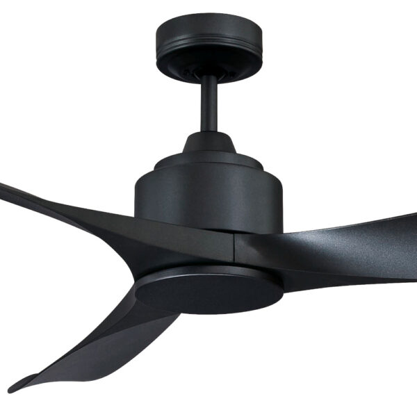 Mercator Eagle XL V2 DC Ceiling Fan with Remote - Black 66"