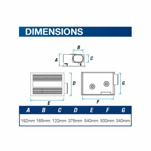 ventair-sahara-4-in-1-exhaust-fan-dimensions
