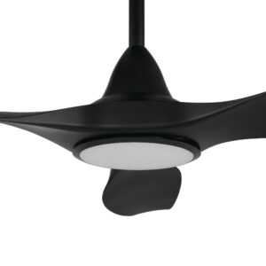 Eglo Noosa DC 60" Ceiling Fan with LED Light Black Motor