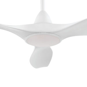 Eglo Noosa DC Ceiling Fan with CCT LED Light White 60-inch Motor