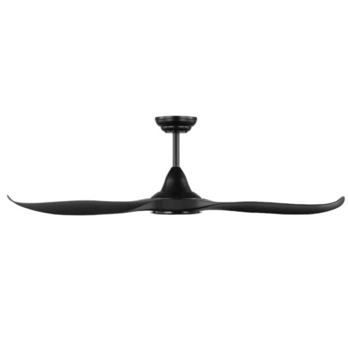 Eglo Noosa DC Ceiling Fan with LED Light Black 52-inch Side View