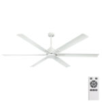 Mercator Rhino DC Ceiling Fan with Remote Control - White 72"