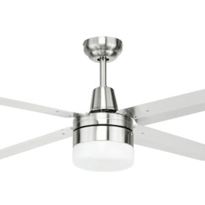 Brilliant Atrium Ceiling Fan with E27 Light - 316 Stainless Steel 48" - Image 2