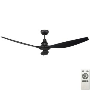 Brilliant Concorde 2 DC Ceiling Fan with Remote - Black 58" - Image 1