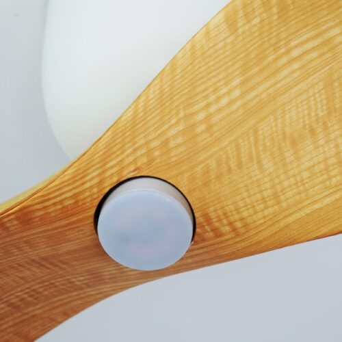 Aeratron AE+ Series 2 Blade 10W LED 3000k Warm White Light Kit - Light Woodgrain