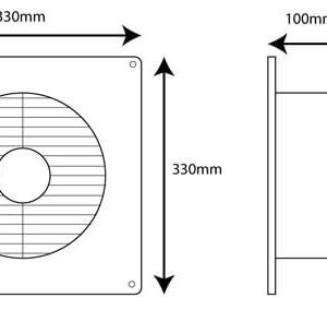 DC Sub Floor Fan with 3 Speeds- Brown - Image 2