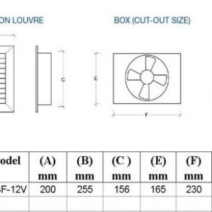 Sub Floor 12v Exhaust Fan - Image 2