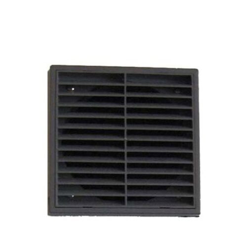 Fixed Louvre Vent Grey 125mm