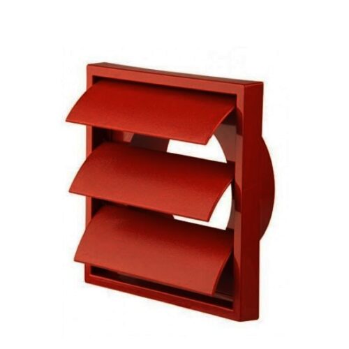 Gravity Vent Plastic Terracotta 125mm