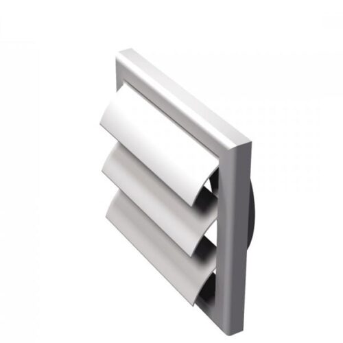 Gravity Vent Plastic White 100mm