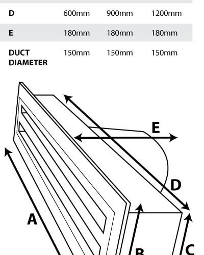 Linear Slot Vent Metal White 600mm Dimension