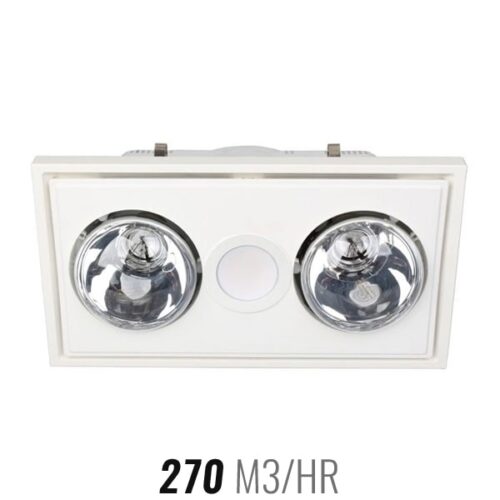 Mercator Midas Duo 3-in-1 Exhaust Fan White