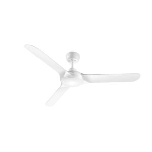 Ventair Spyda Ceiling Fan with Wall Control - Satin White 62"