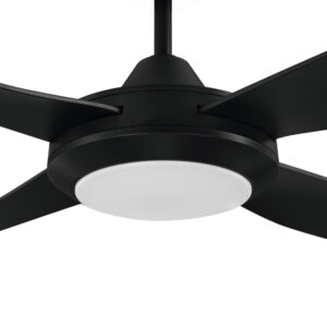 Bondi Ceiling Fan with CCT LED Light - Black 52" - Image 2