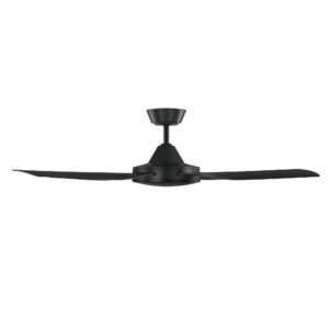 Eglo Bondi AC Ceiling Fan Black 52-inch Side View