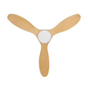 Eglo Noosa DC 52-inch Ceiling Fan White with Bamboo Blades