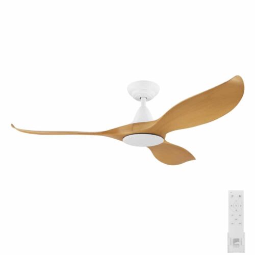 Eglo Noosa DC Ceiling Fan with Remote White with Bamboo Blades 52-inch