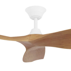 Eglo Cabarita DC Ceiling Fan White with Bamboo Blades 50-inch Motor