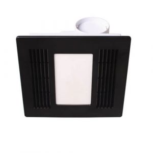 Mercator Aceline Exhaust Fan with CCT Light - Black - Image 1