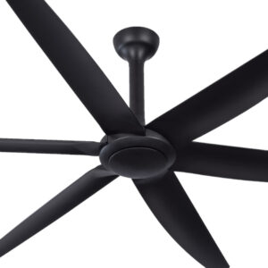 The Big Fan V2 DC Ceiling Fan - Matte Black 106" (Remote and Wall Control) - Image 2