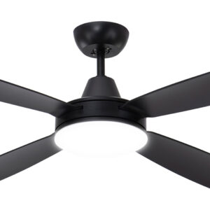 Mercator Nemoi DC Ceiling Fan with CCT LED Light Black 54" Motor