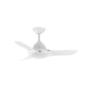 Mercator Phaser AC Ceiling Fan - White 36"