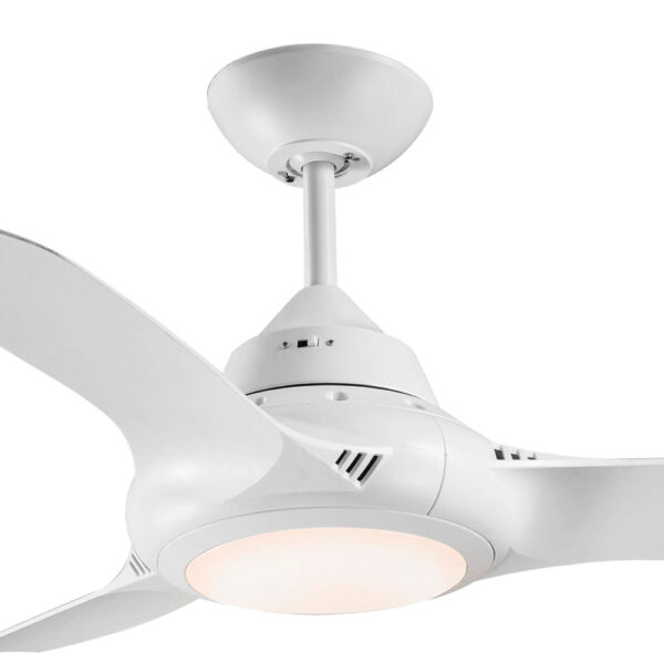 Mercator Phaser AC Ceiling Fan with CCT LED Light - White 37"