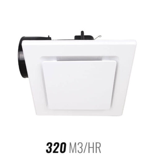 Mercator Novaline 290 Square Exhaust Fan White