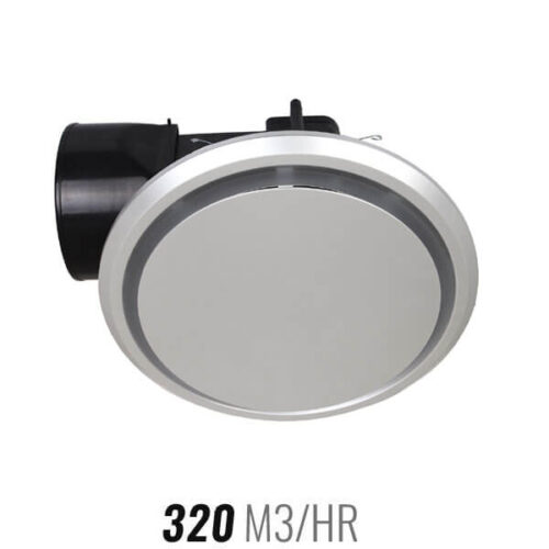 Mercator Novaline 290 Round Exhaust Fan Silver