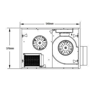 Martec Vapour 3-in-1 Exhaust Fan - Image 2