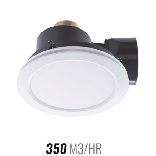 Mercator Revoline Exhaust Fan with CCT LED - White