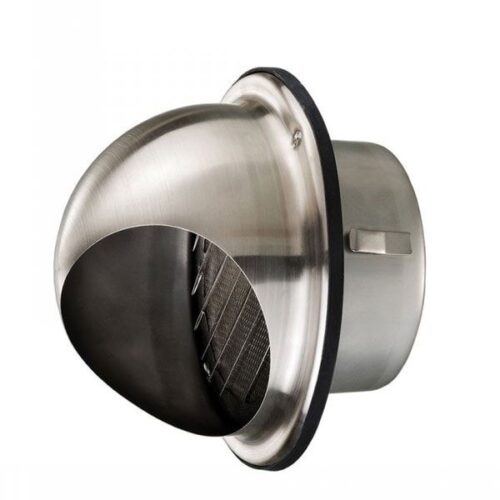 Dome Vent Stainless Steel 200mm with Cinder Mesh