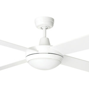 Brilliant Tempest AC Ceiling Fan with CCT LED Light White 52" Motor