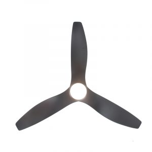 Claro Whisper DC Ceiling Fan with Dimmable CCT LED Light - Black 48" - Image 3