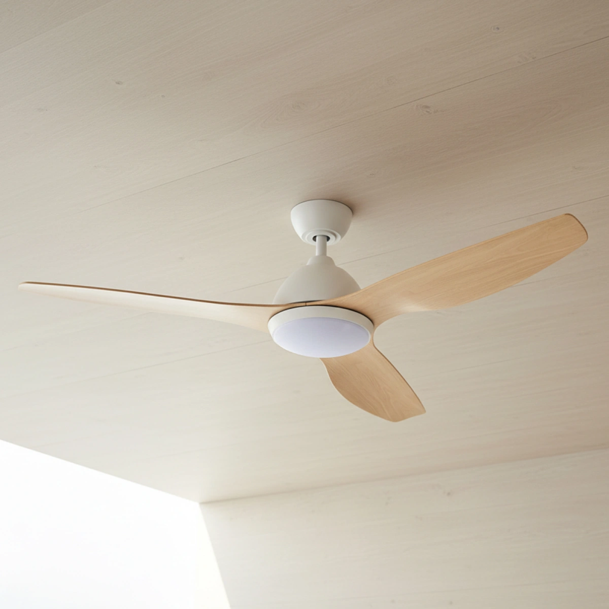 fanco-breeze-52-inch-ac-white-beechwood-with-cct-led-light-close-up-insitu