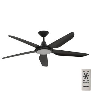 Calibo Storm DC Ceiling Fan with LED Light and Remote - Black 56"