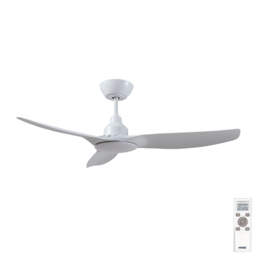 ventair skyfan ceiling fan in white with remote